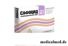 Сафоцид содержит в себе 3 действующие вещества в отдельных таблетках