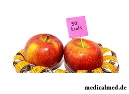 Калорийность яблок красных - 47 калорий на 100 г