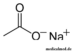 Химическая формула ацетат натрия