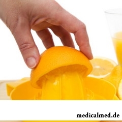 Апельсиновый сок получают из апельсина