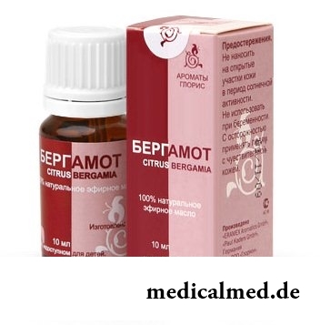 Эфирное масло Бергамот - эффективное средство при лечении уретрита