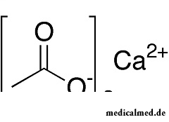Химическая формула ацетата кальция