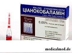 Упаковка Цианокобаламин