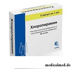 Упаковка Хлоропирамин