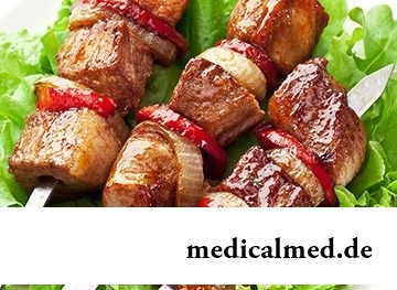 Количество калорий в шашлыке из свинины, баранины, говядины