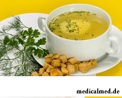 Жидкий овощной суп-пюре - обязательное блюдо питьевой диеты на 7 дней