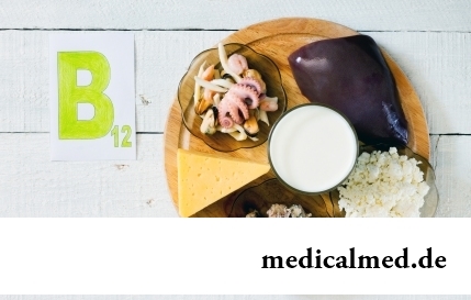 Витамин B12 - в продуктах, симптомы недостатка и избытка