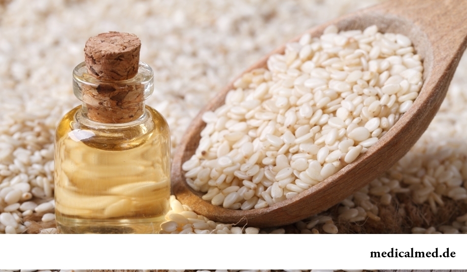 Семена кунжута и кунжутное масло – лидер по содержанию витамина B8
