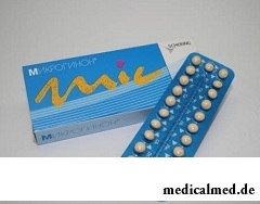Таблетки, покрытые оболочкой, Микрогинон