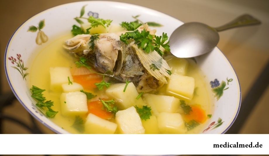 Рыбный суп с плотвой