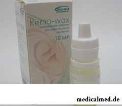 Лекарственная форма Ремо вакса - раствор для закапывания в ушной канал