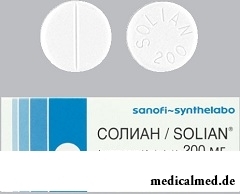 Таблетки Солиан 200 мг